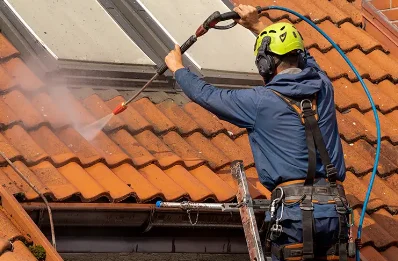 Démoussage et hydrofuge de toiture à Favreuil